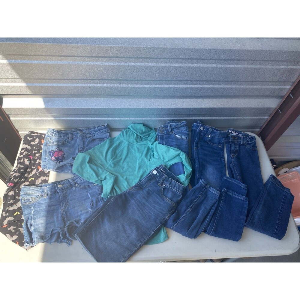 Girls Size 10 Clothing Lot 8 Pc Patagonia Sun Hoodie Joe's Jeans Peek Gap Shorts